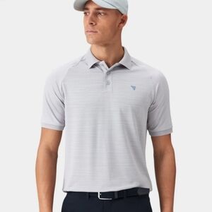 Macade Golf Concept Mens Chase Grey TX Tour Shirt Size L